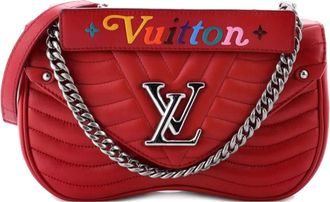 Louis Vuitton New Wave Chain Bag Quilted Leather MM crossbody bag - Rood