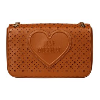 Love Moschino Shoulder Bags, female, Brown, Size: ONE SIZE Shoulder Bag