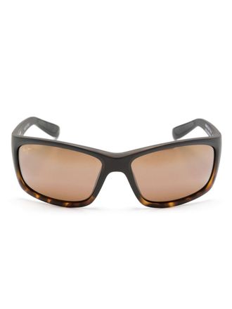 Maui Jim Occhiali da sole Kanaio Coast rettangolari - Nero
