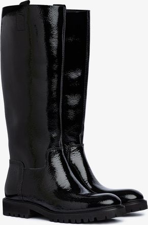 Pedro Garcia high boot in black naplack | Sunta | fall-winter 2026 |