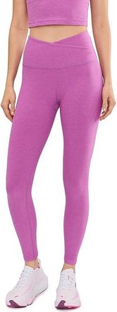 Beyond Yoga Spacedye At Your Leisure High Waisted Midi Leggings Womens Casual Pants Fun Fuchsia Heather : LG (US Womens 10-12) 25