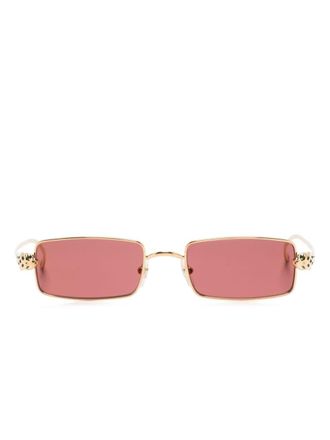 Cartier Occhiali da sole squadrati - Oro