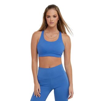 Champion the Absolute Eco Max Bra Womens Blue Scoop Neck Racerback FROG167