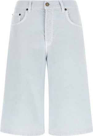 Haikure Light Blue New Becky Twill 45 Bermuda Shorts