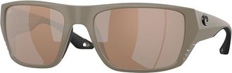 Costa 6S9118 Finlet Polarized 911811 Mens Sunglasses Brown Size 59