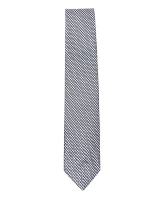Tom Ford patterned tie - Blauw
