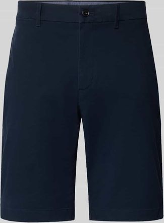 Tommy Hilfiger Regular Fit Bermudas aus Baumwoll-Mix in Marine, Gr&ouml;&szlig;e 30