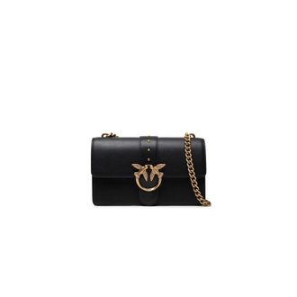 Pinko Cross Body Bags, female, Black, Size: ONE SIZE Love Classic Icon Simply 5 C Vit. Seta