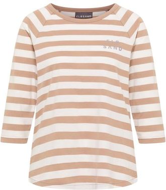 Elbsand Celin T-Shirt T-Shirt f&uuml;r Damen | beige/wei&szlig;