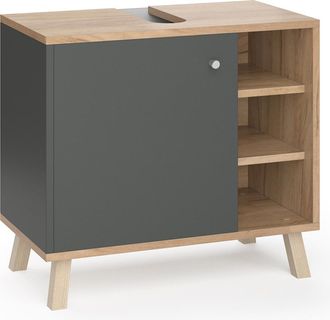 Vicco Mueble Bajo Lavabo Senyo, Antracita, 60 X 54 Cm
