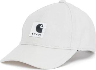 sacai Duck Cap - Heren - Petten - Wit - ONE Size - Katoen - Accessoires