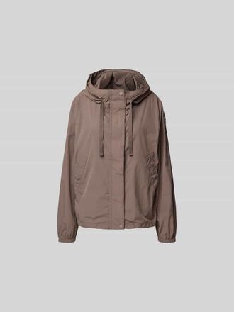 Kenzo Windbreaker mit Kapuze in Taupe, Gr&ouml;&szlig;e M