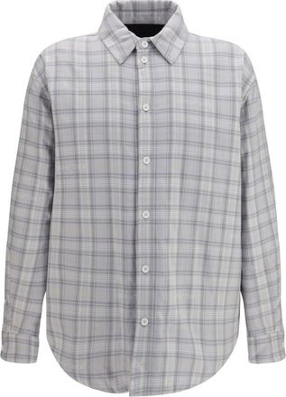 Off-white Grey Relaxed Check Overshirt