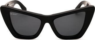 Off-white Womens Off-White Edvard Black Sunglasses - Size: ONE size