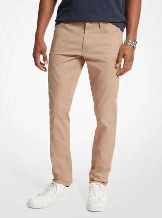 Michael Kors Parker Slim-Fit Stretch-Twill Pants