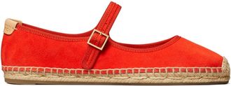 Tory Burch Espadrilles in pelle scamosciata - Rosso
