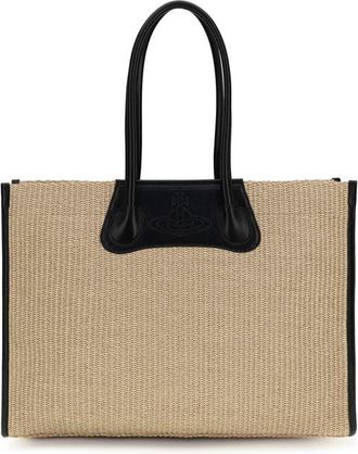 Vivienne Westwood Raffia Shoulder Womens Bag