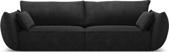 BLOOMINGLOFT 3-Sitzer Designsofa Vanda - Chenille-Bezug