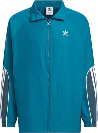 adidas Originals 3-Stripes Coach Jacket Asia Sizing Blue JE3492