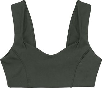 Freddy Reggiseno Sportivo Mano Pesca con Scollo a Cuore