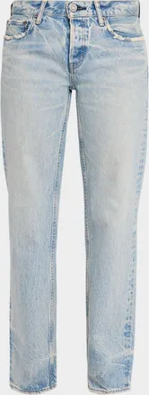 Moussy Vintage Wildwood Low-Rise Straight Jeans