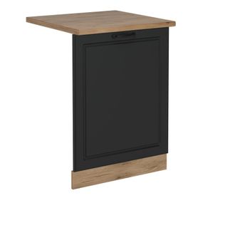 Vicco Panel Frontal Del Lavavajillas R-line, Antracita Casa De Campo, 60 Cm, Et Roble Vicco