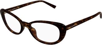 Saint Laurent Optical Frame - Dames - Brillen - Bruin - 52 MM - Accessoires