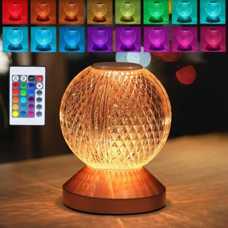 Gaetano Pesce Vtizikl Lampe De Bureau Lampe De Chevet Sans Fil Tactile Dimmable - Led Avec Batterie Lampe De Lit Pour Enfants Portable Rvb Lumi&egrave;re DAmbiance Changem