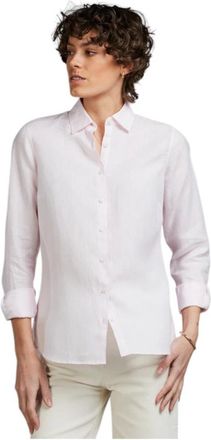 Stenstr&ouml;ms Sofie Linen Shirt - Dames - Overhemden - Roze - M - Linnen - Overhemden