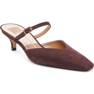 Dolce Vita Morgen Mary Jane Mule in Sangria Suede at Nordstrom Rack, Size 8.5