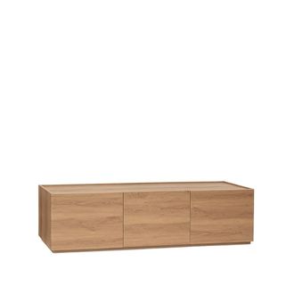 Klast Mueble tv efecto madera natural 180 cm x 47 cm