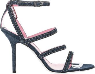 Dsquared2 Blue Ankle Strap Heels