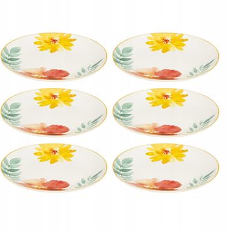 Secret de Gourmet Secret De Gourmet Margaux Platos Amarillo Rojo 19 Cm