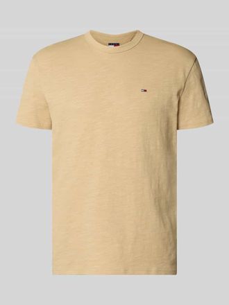 Tommy Jeans Regular Fit T-Shirt aus reiner Baumwolle in Beige, Gr&ouml;&szlig;e XXL
