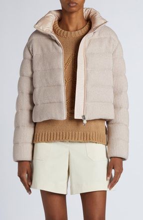 Moncler Thoiry Down Puffer Jacket in Pink at Nordstrom, Size 3