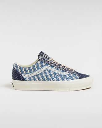 Vans Unisex Premium Old Skool 36 Ek Sneakers - Blue Textile - Size UK 7.5