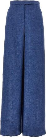 Emporio Armani Chambray wide leg pants Woman 40