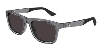 Montblanc MB0432S 003 Mens Sunglasses Grey Size 55