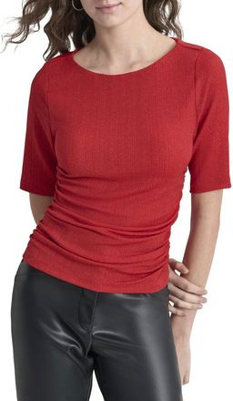 DKNY Dkny Ruched Side Shirt