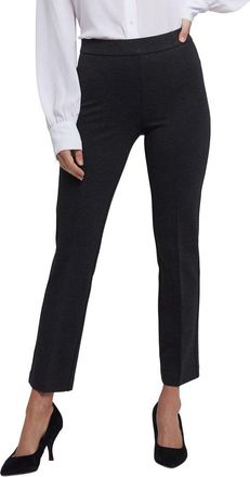 NYDJ Nydj Pull On Charcoal Heather Ankle Crop Jean