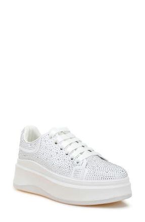 London Rag Jitter Bug Platform Sneaker in White at Nordstrom Rack, Size 8