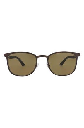 Montblanc 54mm Round Sunglasses in Red Brown at Nordstrom Rack