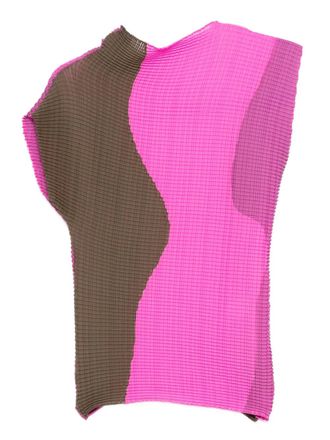 Issey Miyake Top plissettato - Rosa