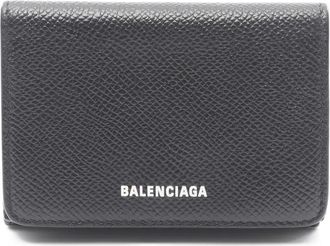 Balenciaga Ville leren portemonnee - Zwart