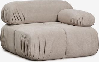 Sklum M&oacute;dulo Esquinero Derecho Para Sof&aacute; Modular En Boucl&eacute; Envasado Al Vac&iacute;o Kendall Sklum
