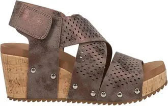 Corkys Footwear Womens Guilty Pleasure Wedge Sandals In Bronze