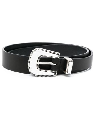 Pantaloni Torino Su&egrave;de riem - Zwart