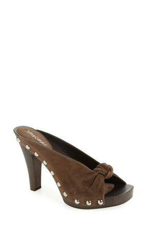Jeffrey Campbell Belleza Sandal in Brown Suede at Nordstrom, Size 5.5
