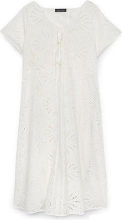 Fiorella Rubino Dames, Jurken, Wit, Maat: 5XL Katoen