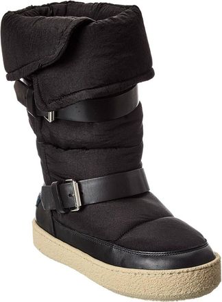 Isabel Marant Zenora Nylon & Leather Snow Boot